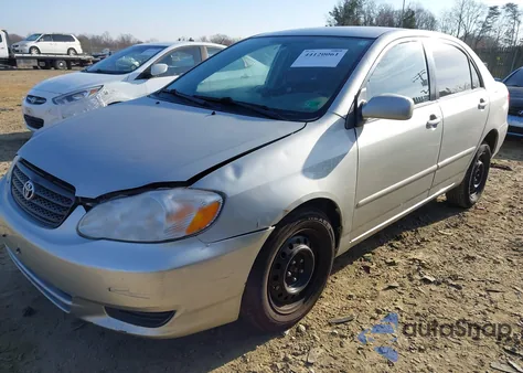 2004 Toyota Corolla Le z USA, uszkodzony, nr VIN 2T1BR32E14C247399